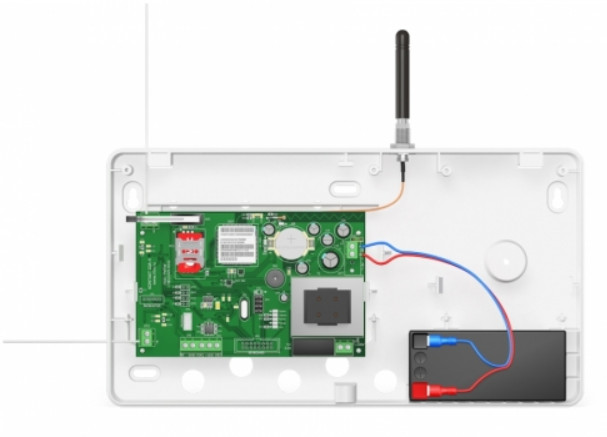 РИТМ Контакт GSM-14A Wi-Fi с внешней GSM антенной в корпусе под АКБ 1.2 Ач