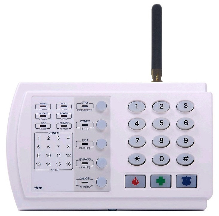 РИТМ Контакт GSM-10 с внешней GSM антенной