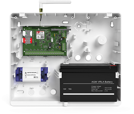 РИТМ Контакт GSM-5А v.2 с внешней антенной в корпусе под АКБ 7 Ач